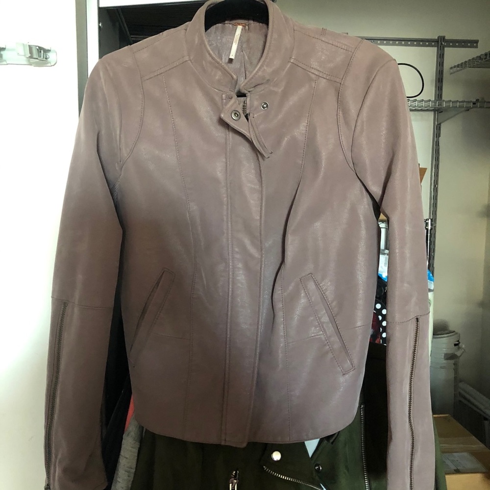 Free People light purple jacket